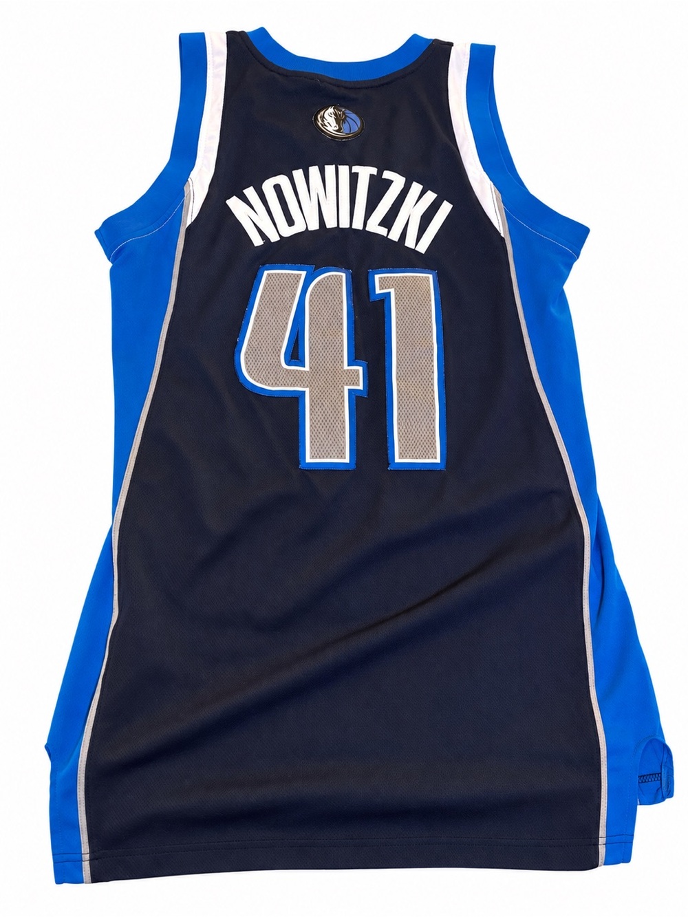 Dirk Nowitzki #41 Adidas Navy and Blue NBA Basketball Jersey